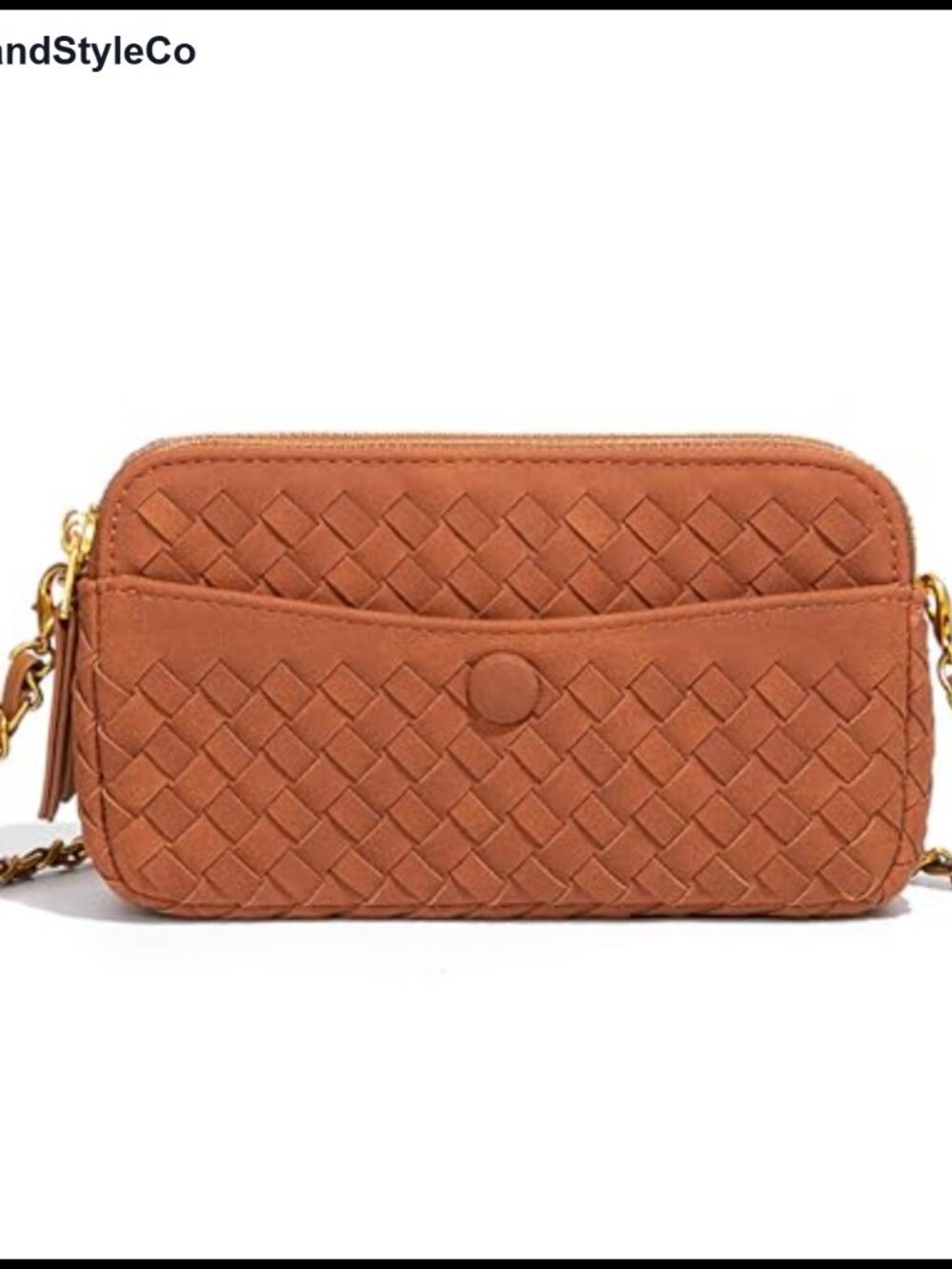 Woven Suede Shoulder Bag Crossbody Hobo Satchel Handbag